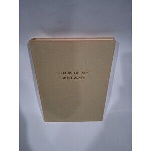 Vintage Flowers of the Mountains Hardcover Book